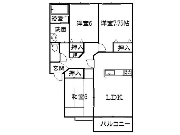 フォレスト壱番館の物件間取画像